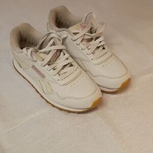 Reebok Kids Cream and White Sneakers